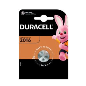 PILA BOTÓN DURACELL 2016 LITIO 3V PACK 1U