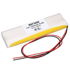 BATERÍA Ni-MH 4.8V 2700mAh PACK 4 PILAS 1.2V AA 2X2