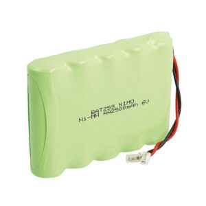PACK DE BATERÍAS Ni-MH 6V 2500MAH (AA x5) PTC, 2 HILOS