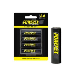 BATERÍAS POWEREX 1.2V AA 2600mAh PRECHARGED PACK 4U