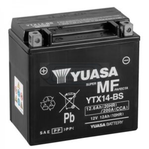 BATERÍA MOTO AGM YUASA 12V 12.6AH 200A