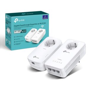 PLC KIT WIFI TP-LINK AV1300 GIGABIT 2x2 MIMO AC1200 ENCHUFE