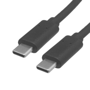 CABLE USB-C 3.1 MACHO - MACHO CARGA / DATOS NEGRO 3m