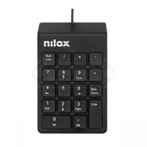 TECLADO NUMÉRICO USB NILOX NEGRO