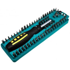 JUEGO DESTORNILLADORES SEGURIDAD 62 PIEZAS
