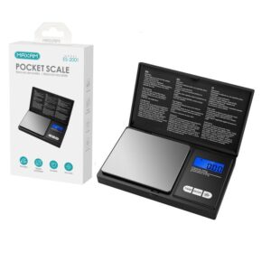 BALANZA DIGITAL PORTÁTIL 0.01/500g MAXAM ES-2001 NEGRO