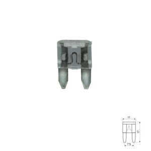 FUSIBLE LAMINADO MINI 11MM COCHE 25A TRANSPARENTE