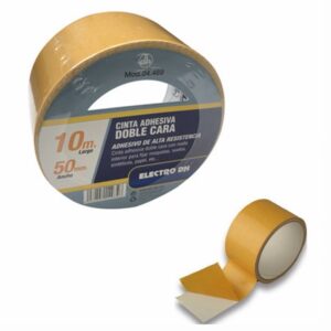 CINTA ADHESIVA DOBLE CARA ALTA RESISTENCIA 50mm x 10M