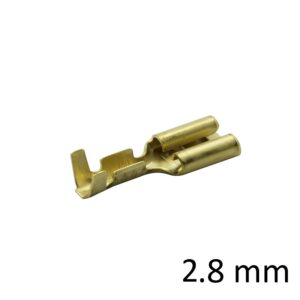 TERMINAL FASTON 2.8mm HEMBRA LATÓN 0.5-0.75mm²