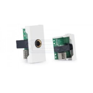 CONECTOR JACK 6.35mm HEMBRA ESTÉREO 1/2 PANEL BORNA