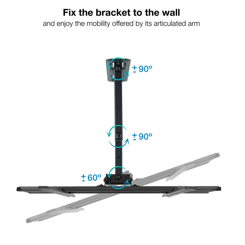 SOPORTE DE TV 32"/55" INCLINABLE PARED 35Kg - Imagen 5