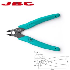 ALICATES DE CORTE LATERAL 55º JBC SHR240 Ø0.8mm