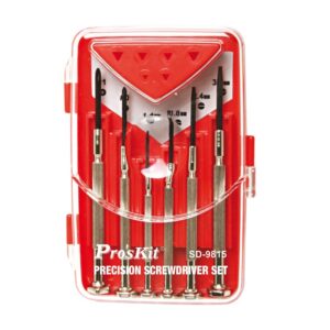 JUEGO DE 6 DESTORNILLADORES RELOJERO PROSKIT SD-9815