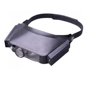 LUPA BINOCULAR DIADEMA 3 LENTES x1.8/4.8 CON LUZ