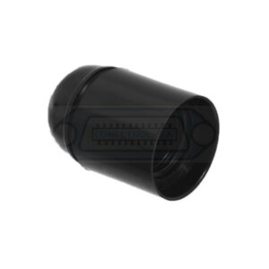 PORTALÁMPARAS BOMBILLAS ROSCA E27 AÉREO NEGRO