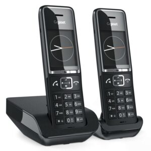TELÉFONO INALÁMBRICO GIGASET COMFORT 550 DUO NEGRO