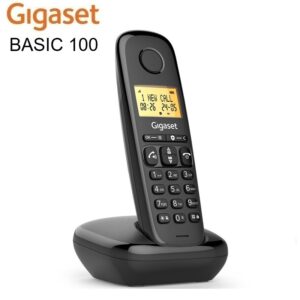 TELÉFONO INALÁMBRICO GIGASET BASIC 100 NEGRO