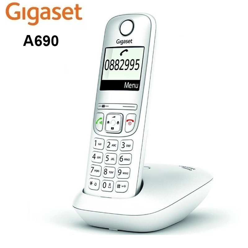 TELÉFONO INALÁMBRICO GIGASET A690 ECO DECT BLANCO/GRIS