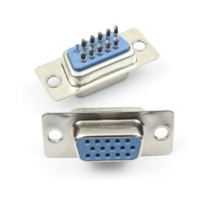 CONECTOR D-SUB 15P HD HEMBRA AÉREO RECTO SOLDAR