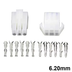 JUEGO CONECTORES POWER 6.20mm 6C (2 FILAS) MULTIFUNCIÓN