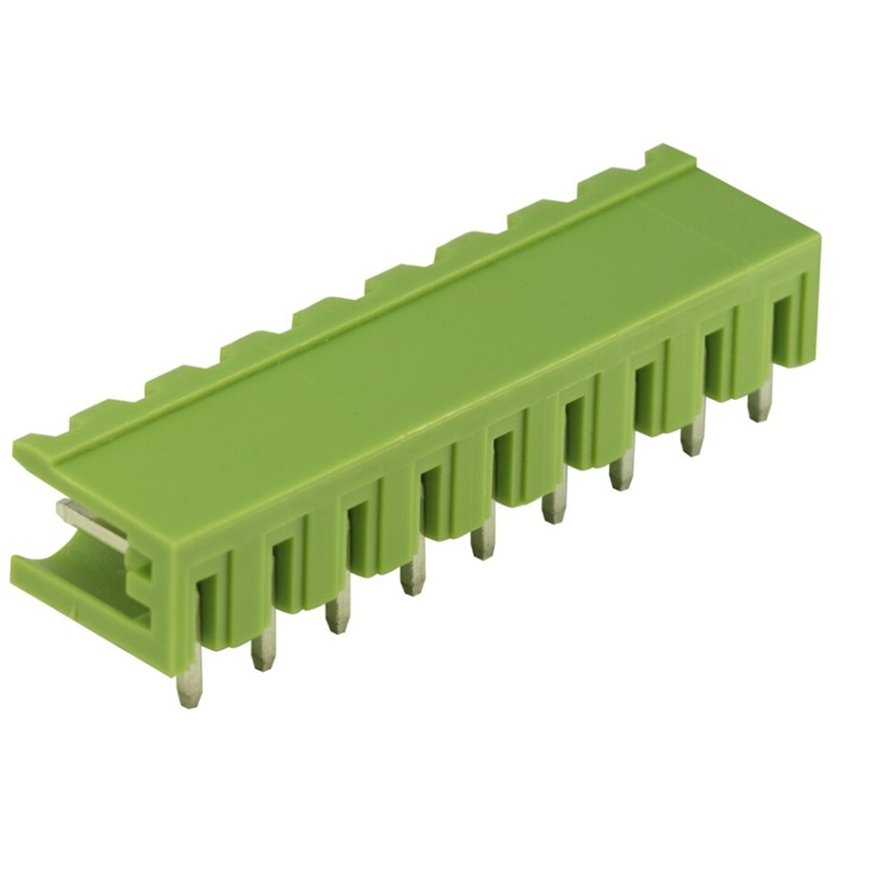 CLEMA MACHO ACODADO 9 PINES PASO 5.08mm. MSTB9G