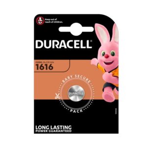 PILA BOTÓN DURACELL 1616 LITIO 3V PACK 1U