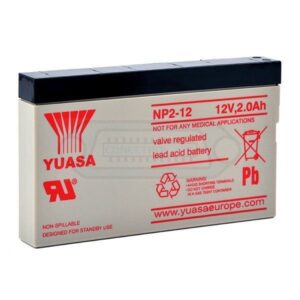 BATERÍA PLOMO AGM YUASA 12V 2Ah