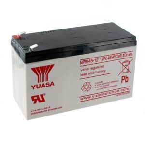 BATERÍA PLOMO AGM YUASA 12V 7.5A FASTON F2
