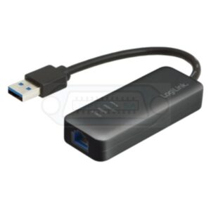 ADAPTADOR USB 3.0 A ETHERNET GIGABIT LOGILINK C/ CABLE.