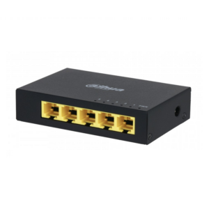 SWITCH ETHERNET 5P GIGABIT DAHUA AUTO ESCRITORIO/PARED