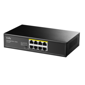 SWITCH POE+ 8P GIGABIT (8POE) 120W CUDY SOBREMESA