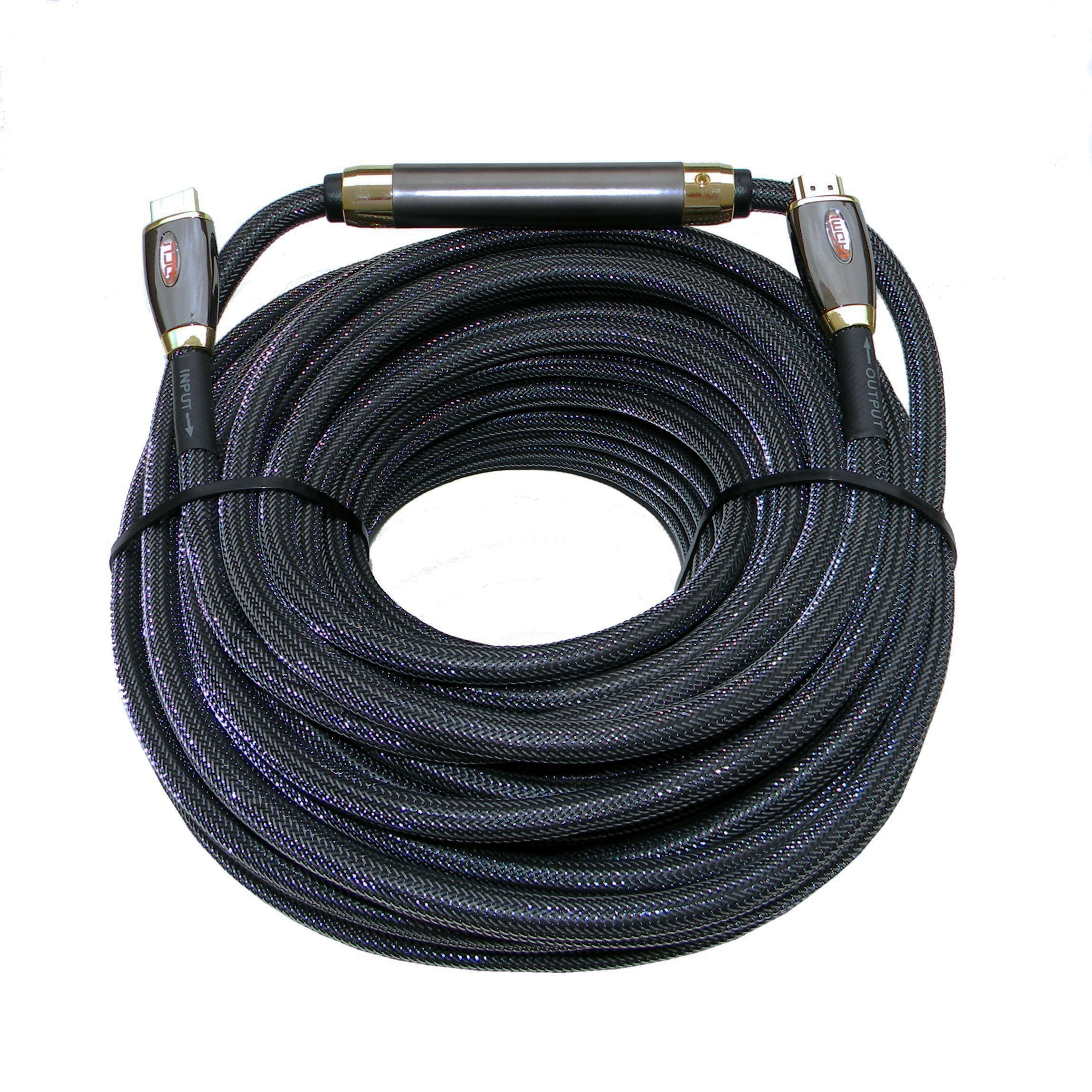 CABLE HDMI 2.0 M-M METAL PREMIUM 4K@60HZ DCU NEGRO 25m - Imagen 3