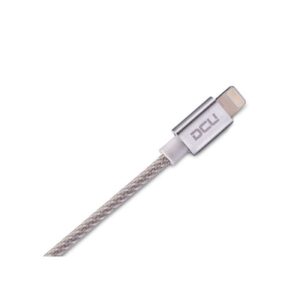 CABLE APPLE LIGHTNING MFI A USB 2.0 PLATEADO 1M