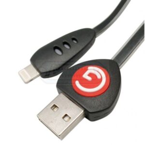 CABLE LIGHTNING A USB 2.0 CON CHIP NEGRO 1m