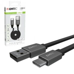 CABLE USB 3.1 GEN2 A USB-A A USB-C 3A 1MT.