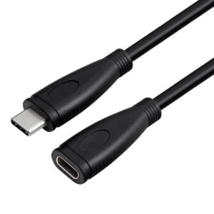 CABLE USB-C 3.1 ALARGADOR M-H GEN2 10GBPS NEGRO 1m