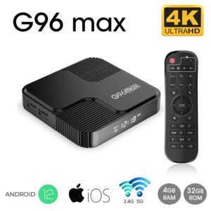 CONVERTIDOR SMART TV WIFI/ETHERNET 6K DDR3 4GB ANDROID 12 & IOS