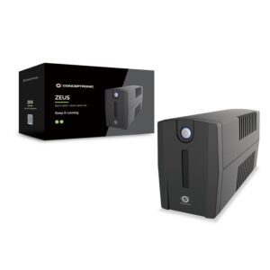 SAI 850VA (480W) CONCEPTRONIC ZEUS02ESP PROTECCION LAN, 2 SCHUKO, USB