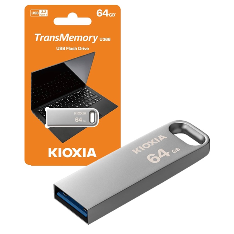 MEMORIA USB 3.2 64GB KIOXIA TRANSMEMORY U366 METAL