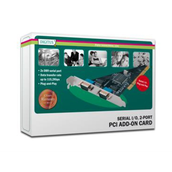 TARJETA PCI DIGITUS SERIE (DB9) 2 PUERTOS - Imagen 3