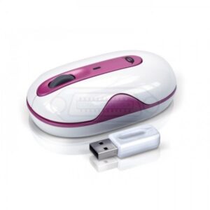 RATÓN LÁSER WIRELESS 2.4GHZ CLLMTRL24P ROSA