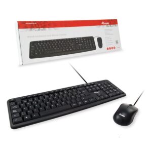 COMBO TECLADO Y RATON USB EQUIP ESPAÑOL NEGRO