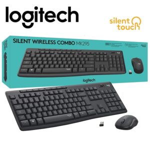 COMBO TECLADO + RATÓN WIRELESS LOGITECH SILENT MK295 NEGRO