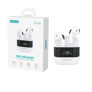 AURICULARES TRUE WIRELESS V5.3 MAXAN EJ-T101I BLANCO