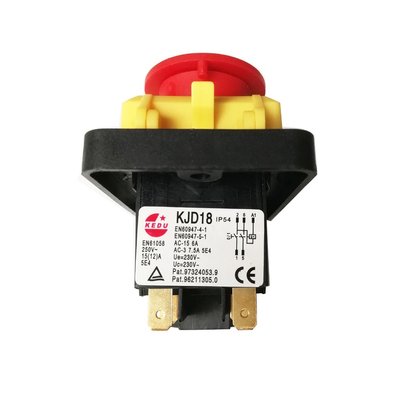 PULSADOR INICIO / PARADA KEDU KJD18 IP54 400V - Imagen 4