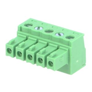 TERMINAL BLOQUE 3.81mm HEMBRA 5 VÍAS RECTO A TORNILLO