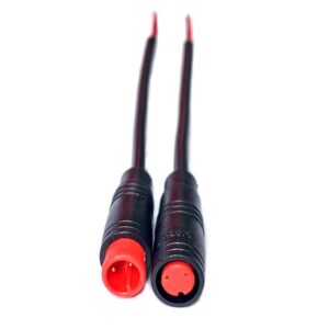 JUEGO CONECTORES M8 M-H AÉREO 2 PINES IP65