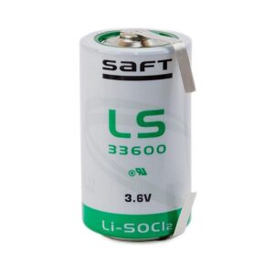 PILA LITIO 3.6V SAFT (D) 17.000mAh LS33600BT T. LENGUETA SOLDAR
