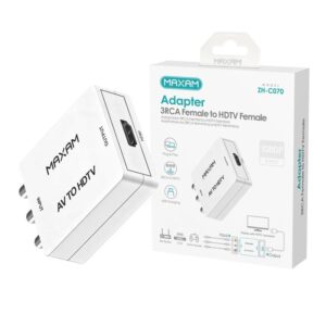 CONVERSOR VÍDEO AV (3 RCA) A HDMI 720p/1080p