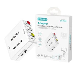 CONVERSOR VÍDEO HDMI A AV (3 RCA) PAL/NTSC